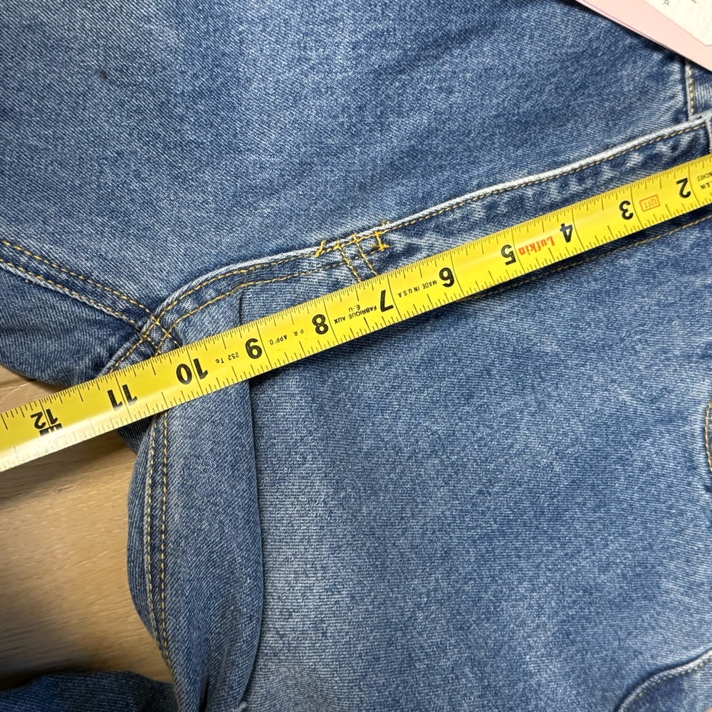 Avec Les Filles Jeans bootcut distressed NWT Ripped hem & knees Split Hem Sz 27 - Picture 6 of 11